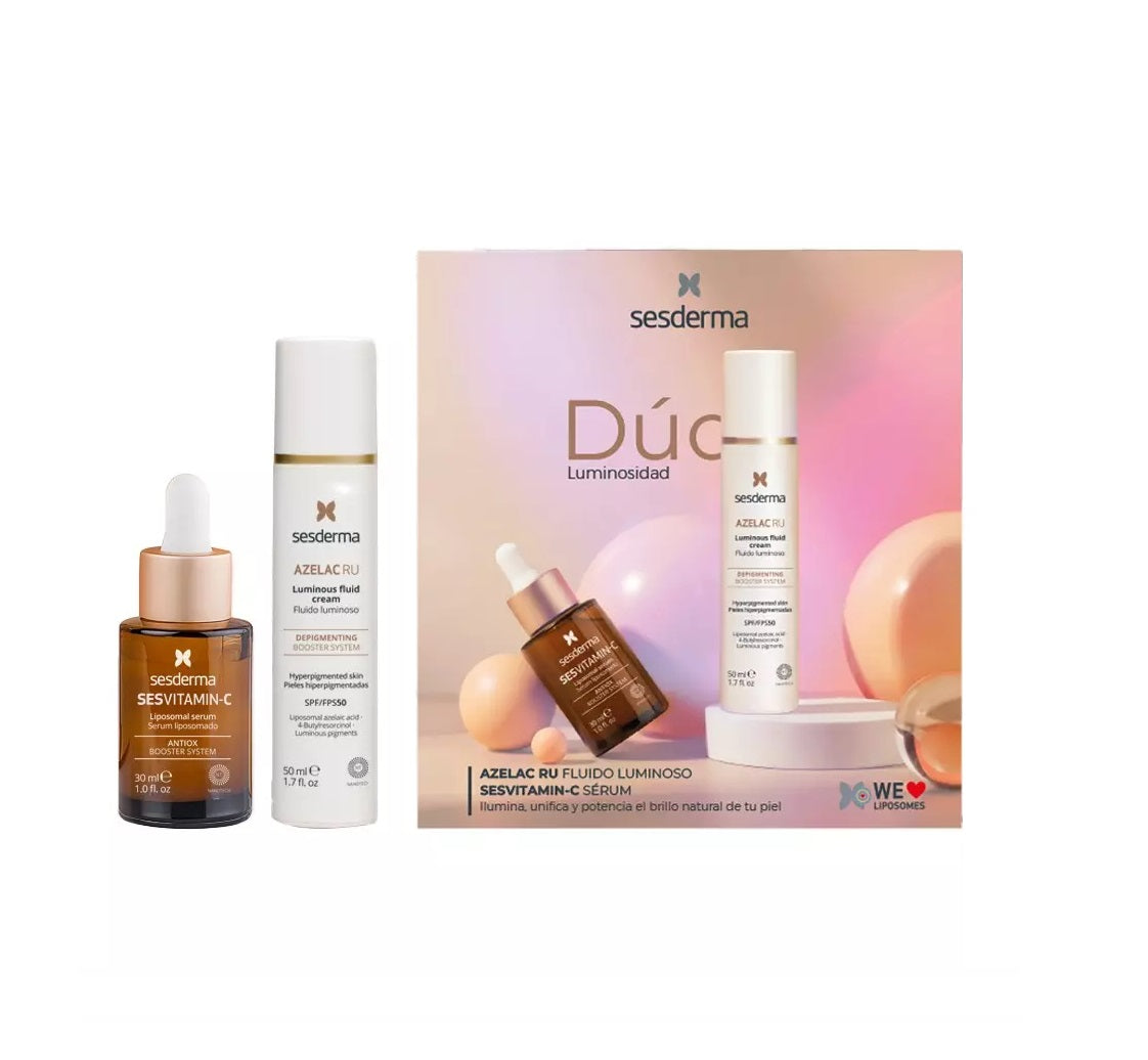 KIT SESVITAMIN C SERUM + AZELAC RU FLUIDO LUMINOSO
