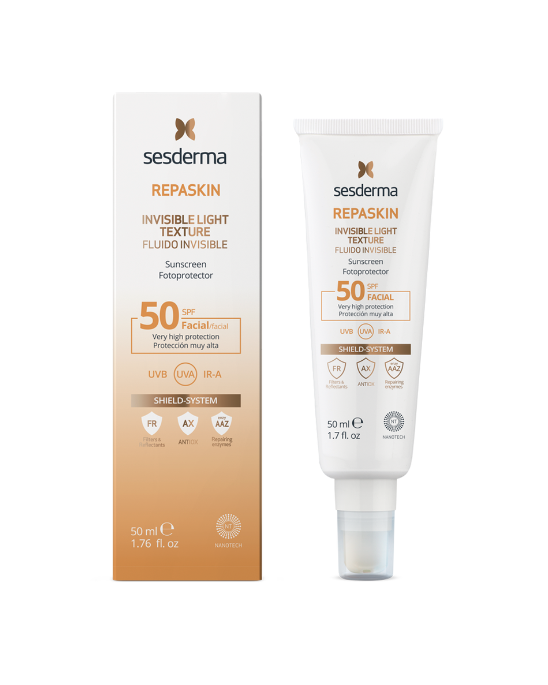 REPASKIN FLUIDO INVISIBLE X 50ML