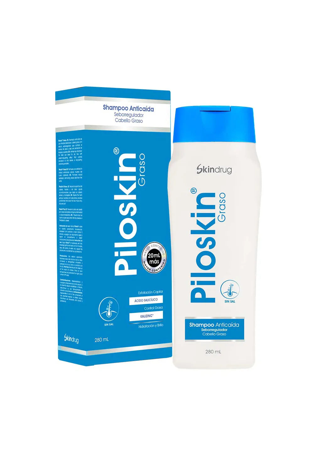 PILOSKIN CABELLO GRASO X 280 ML