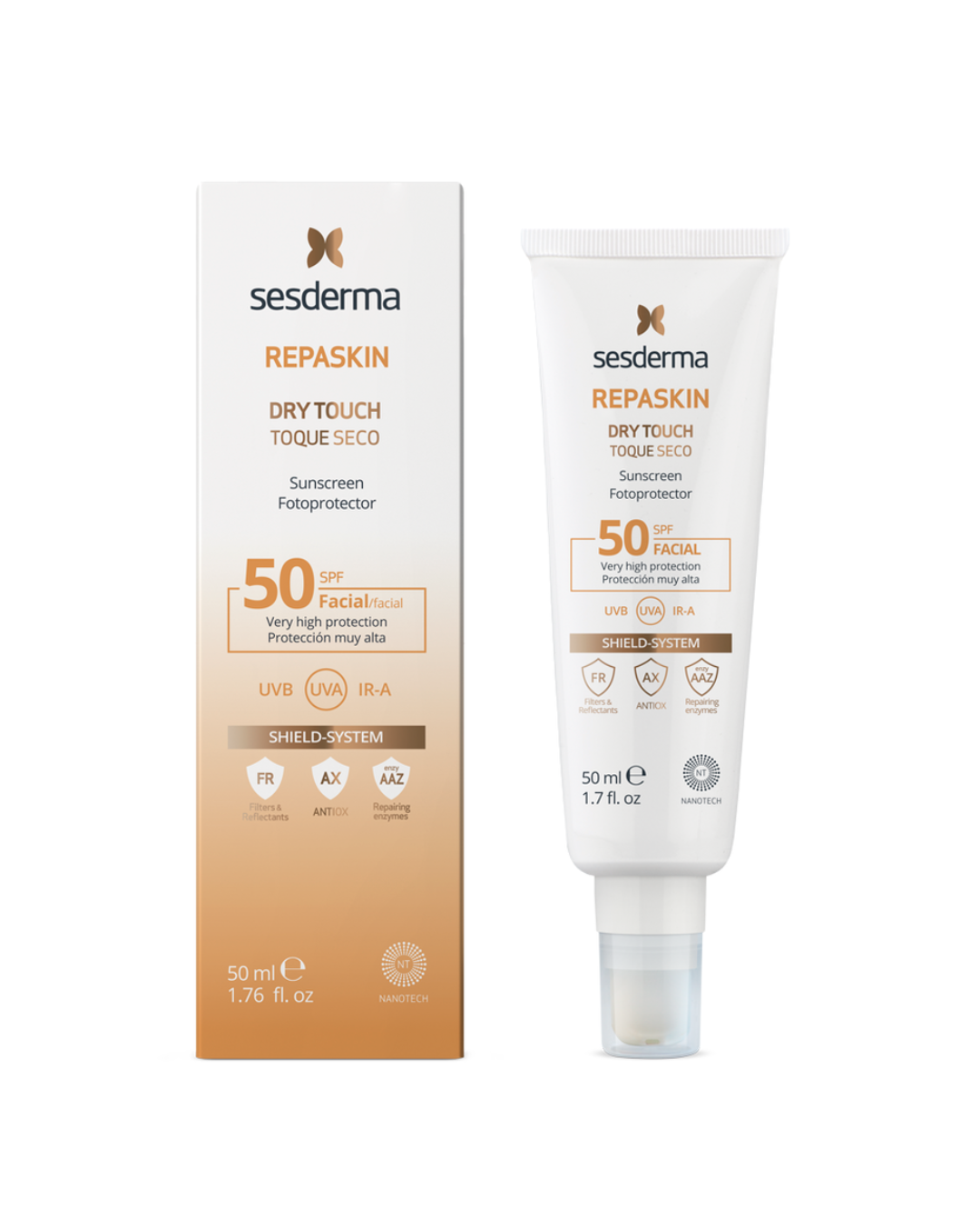 REPASKIN TOQUE SECO SPF50+ X 50 ML