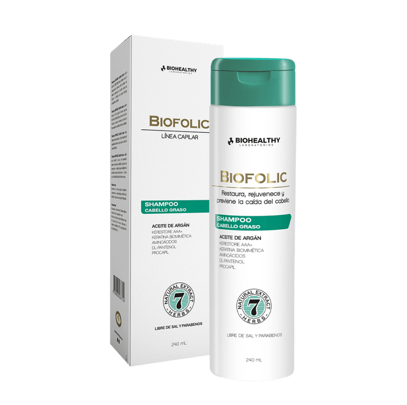 BIOFOLIC SHAMPOO ANTICAIDA GRASO X 240 ML