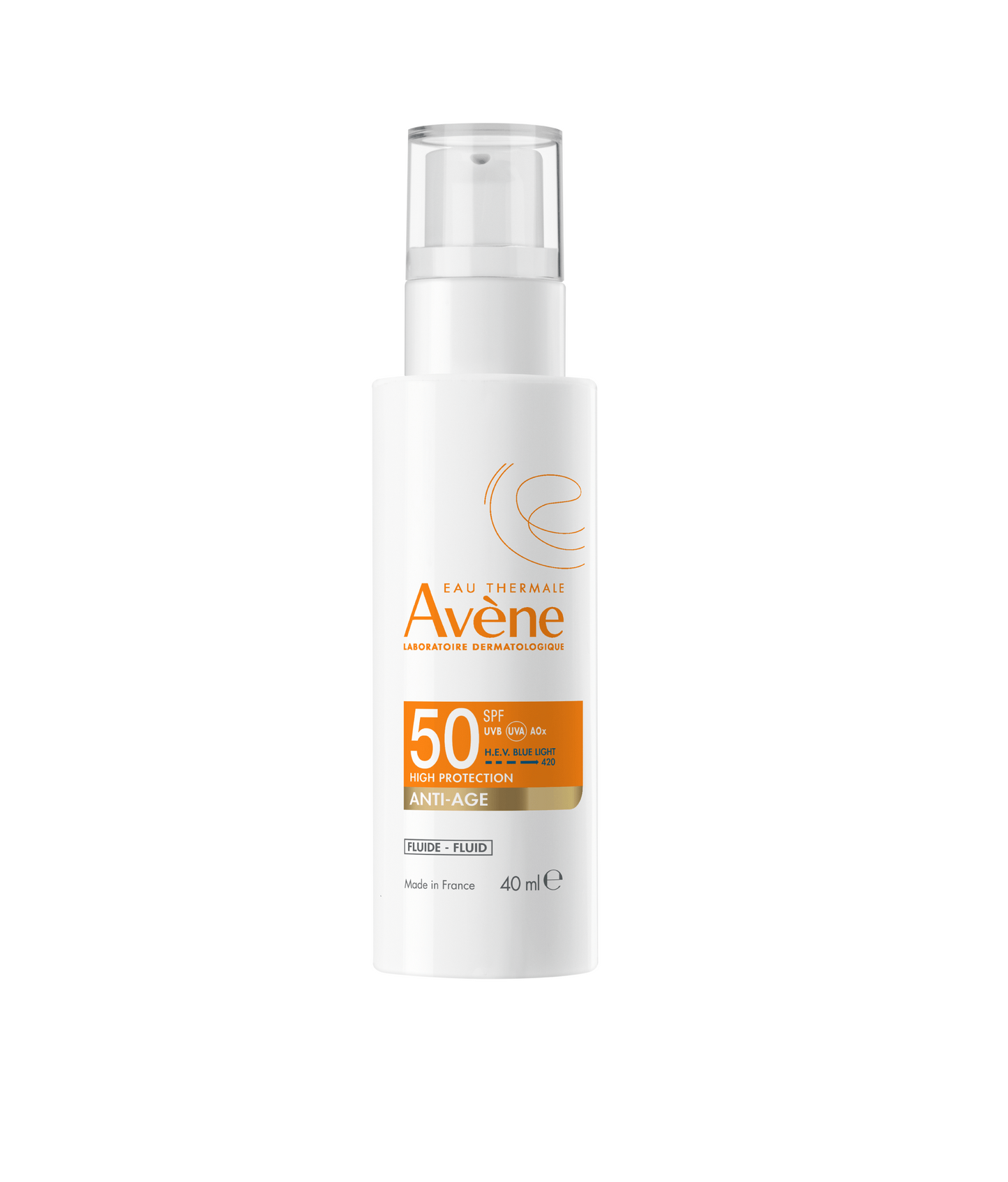 AVENE PROTECTOR SOLAR ANTI-EDAD FLUIDO SPF 50+ X 40 ML